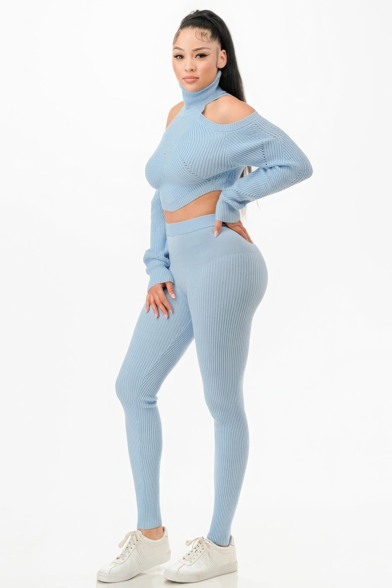 FZ Sexy Knitted Pants Suit - FZwear