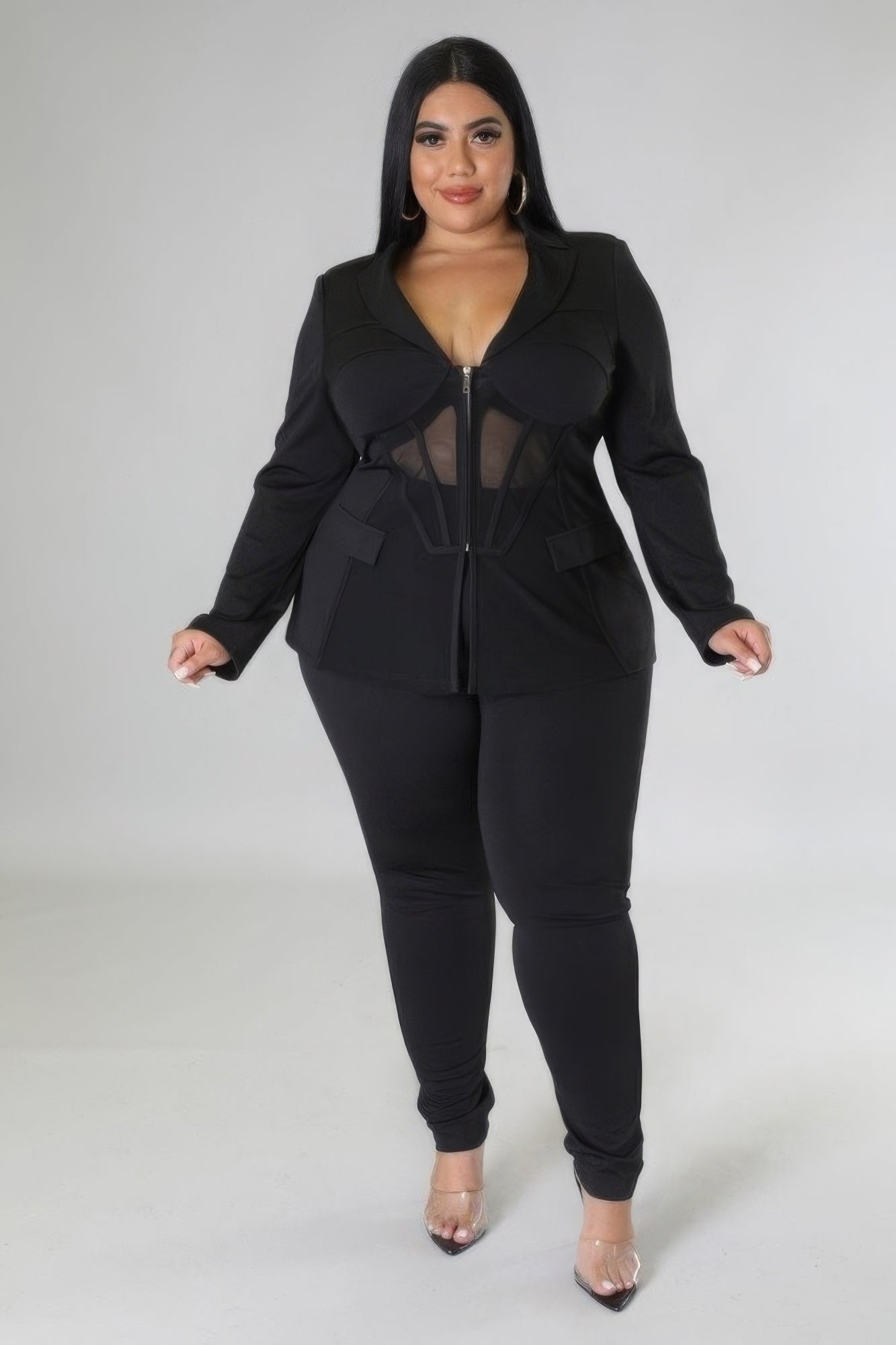 FZ Women's Plus Size Two Piece Pants Suit - FZwear