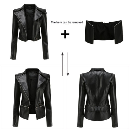 FZ Women's Leather Fashion Casual Jacket - FZwear