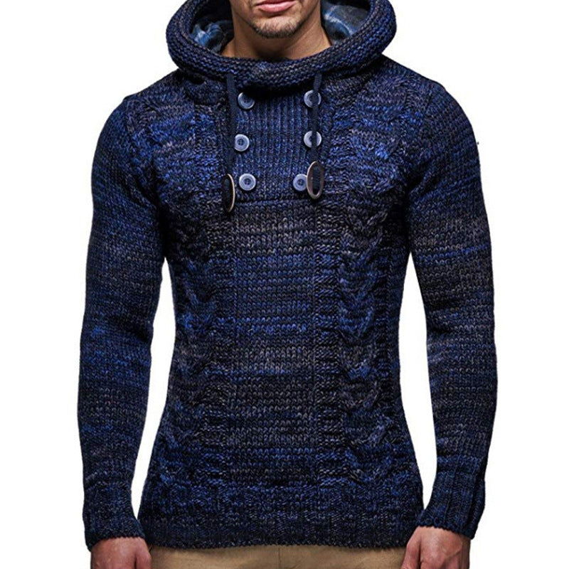 FZ Men's casual pullover warm long sleeve sweater - FZwear