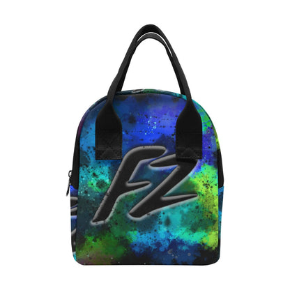 fz lunch bag one size / fz lunch bag - abstract insulated lunch bag(model 1689)