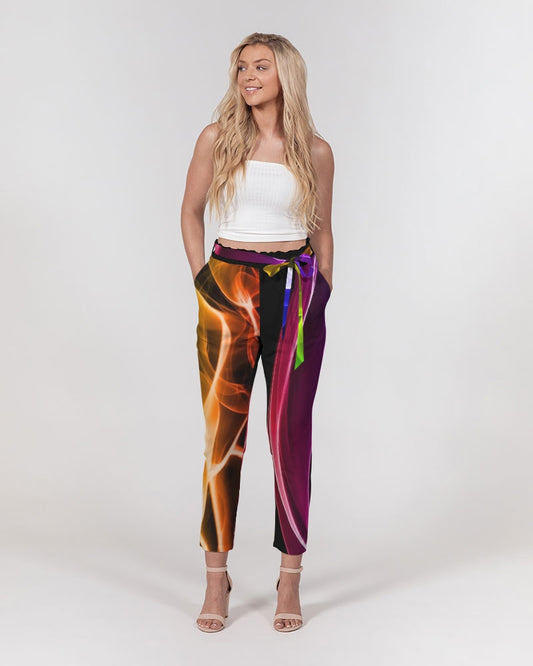 fz gaming zone women's belted tapered pants