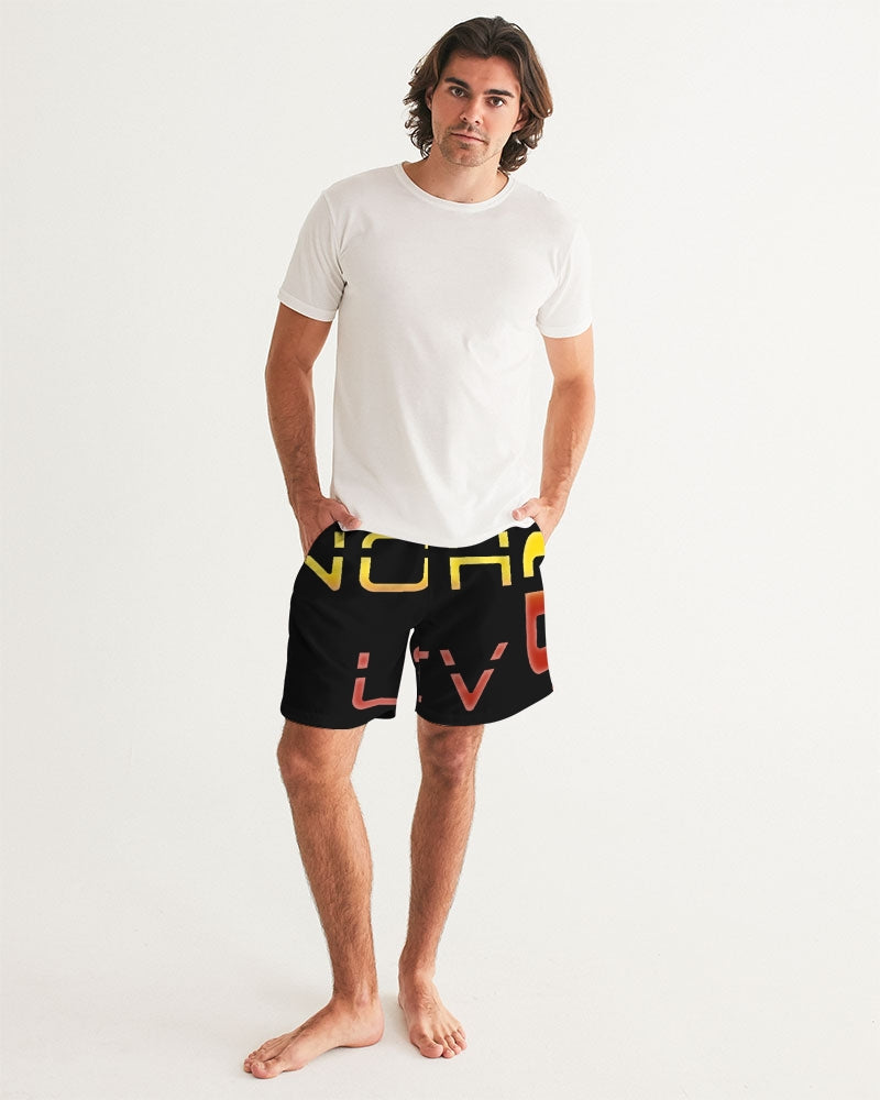 black zone men's swim trunk