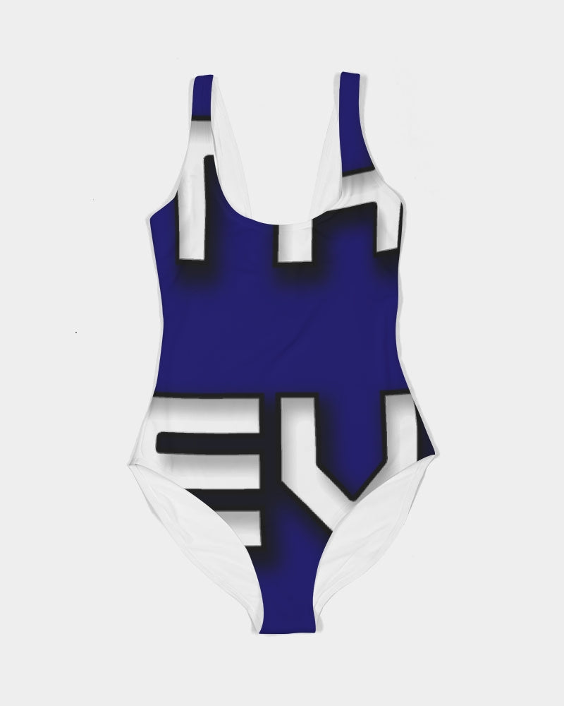 blue sea women's one-piece swimsuit