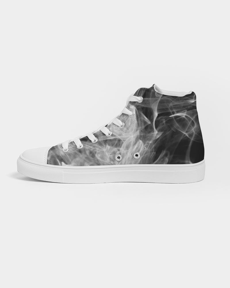 fz blured zone men's hightop canvas shoe