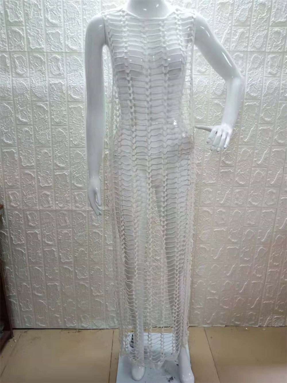 fz women's beach overlay swimsuit dress white / one size
