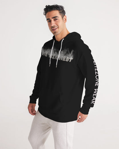 smokin black men's hoodie