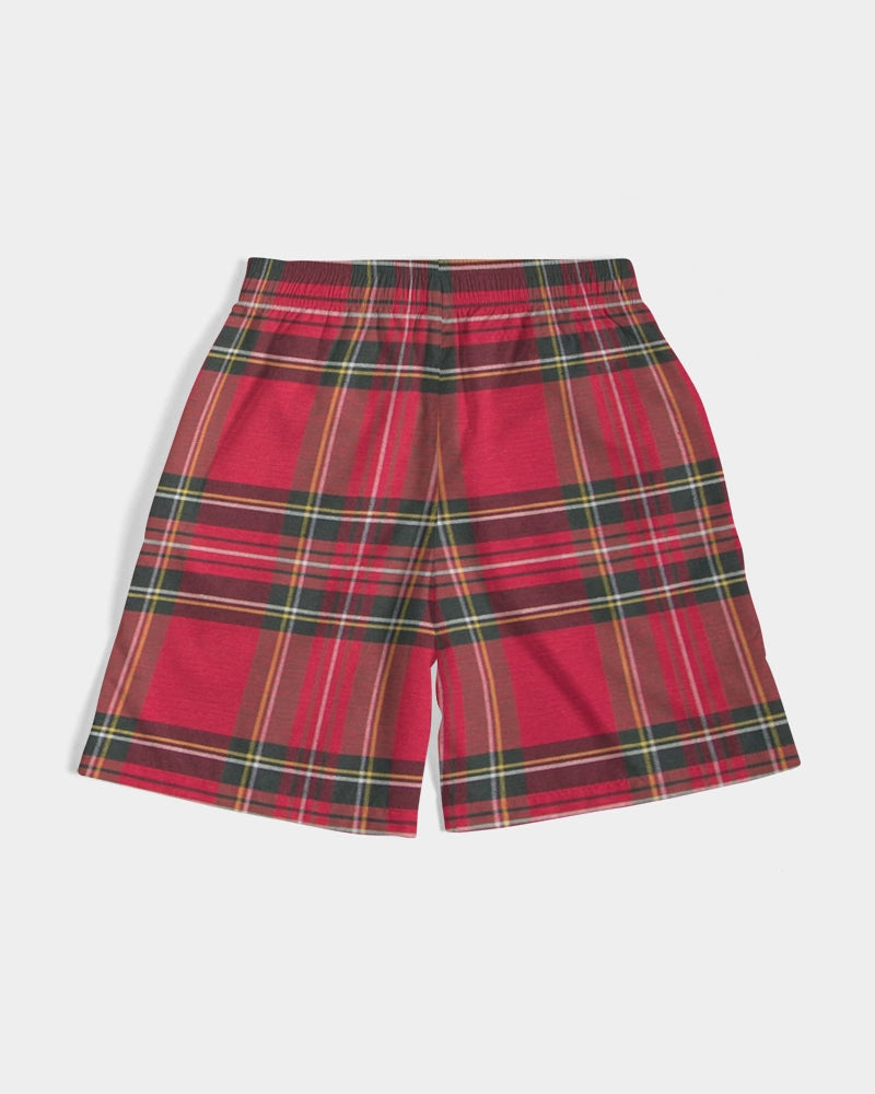 fz plaid too men's jogger shorts