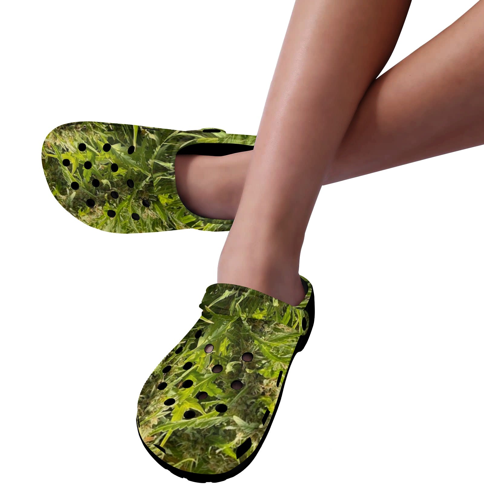 fz unisex sandals - weed custom print adults clogs