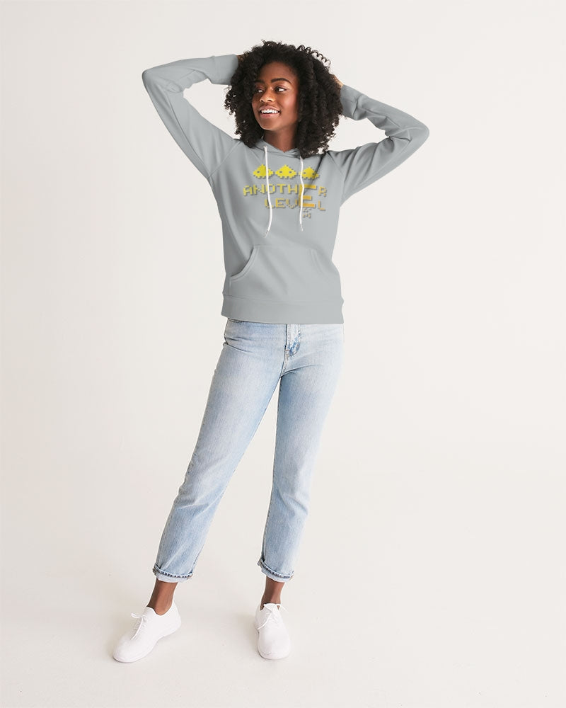 flying grey women's hoodie