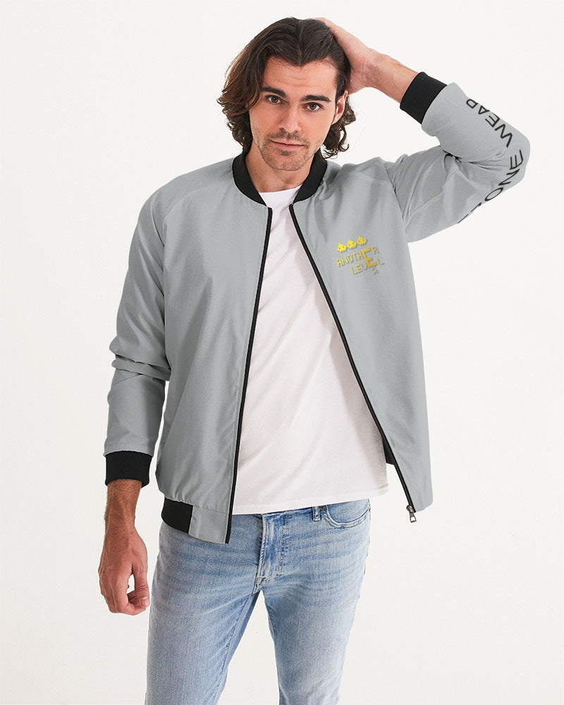 flying grey men's bomber jacket