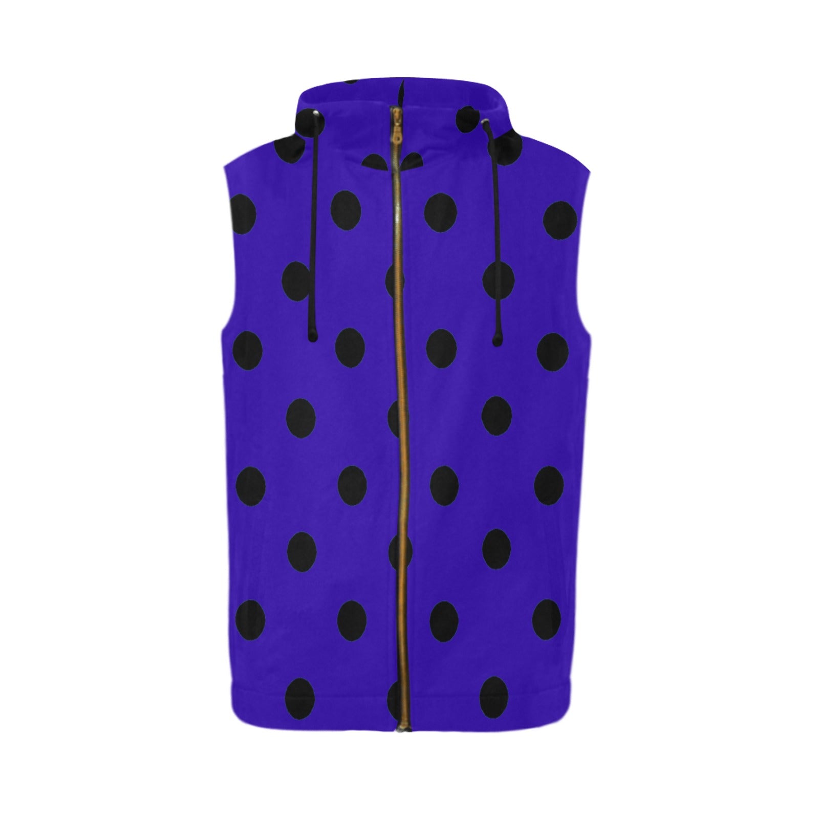 fz men's dot sleeveless hoodie