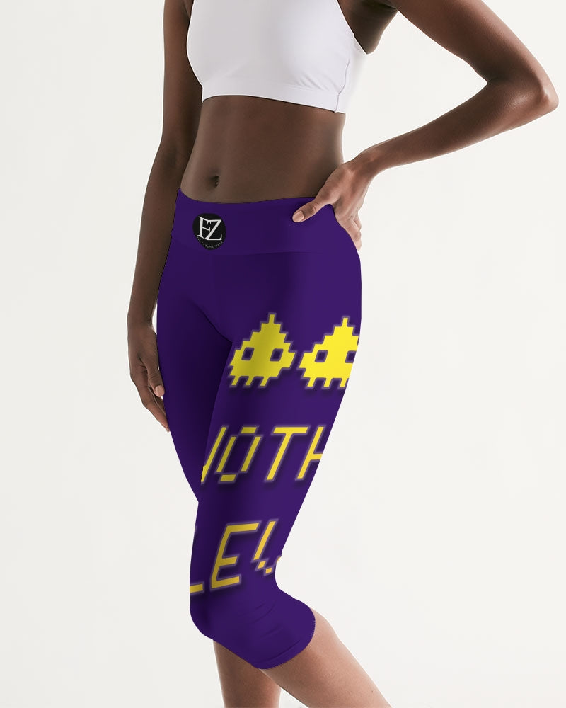 purple flite reloaded women's mid-rise capri