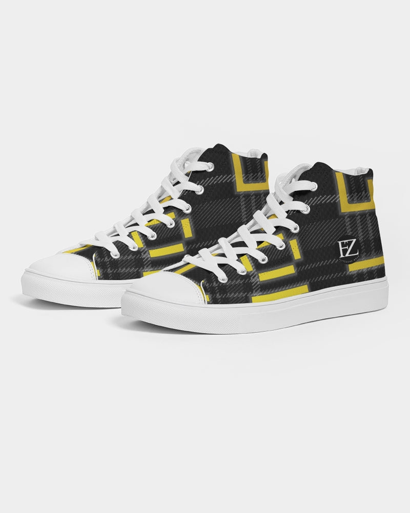 plaid flite too women's hightop canvas shoe