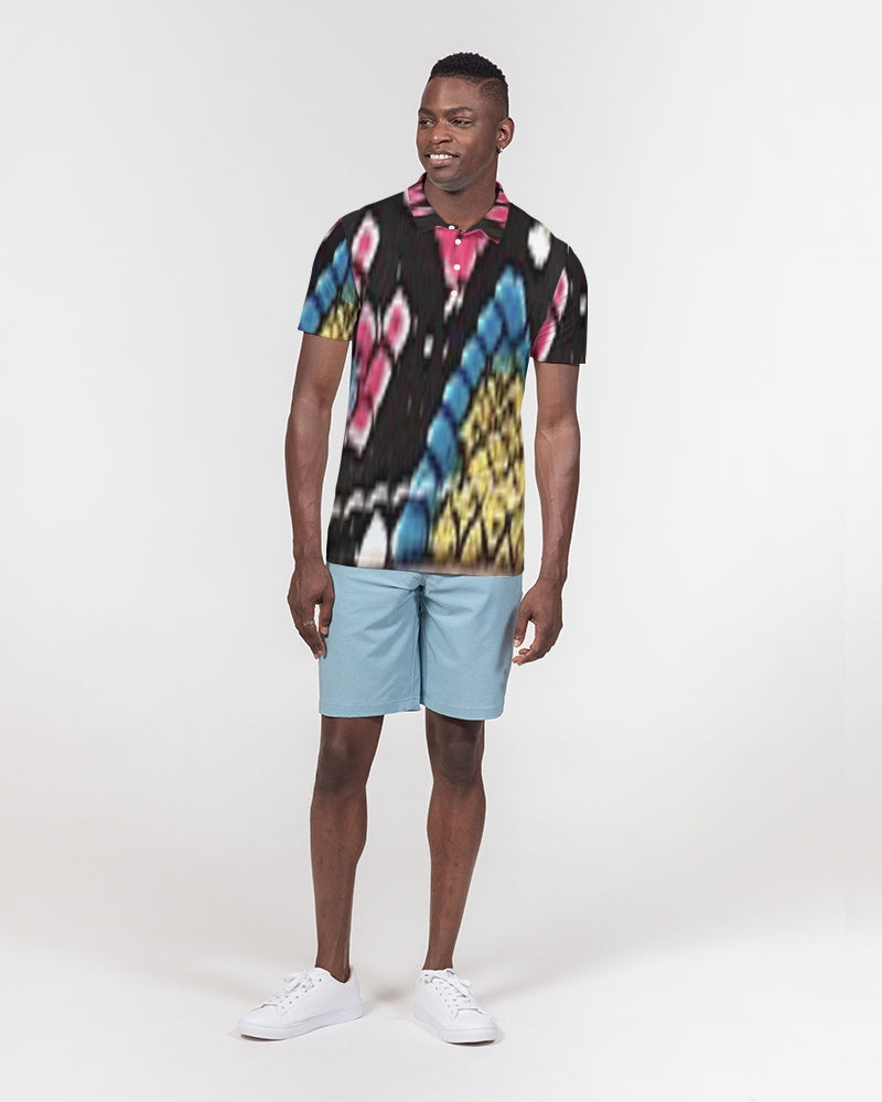 fzwear zone men's slim fit short sleeve polo