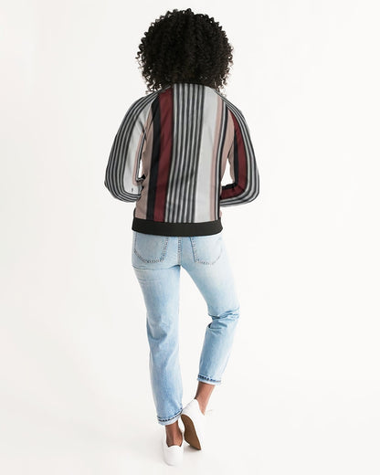 fz stripe zone women's bomber jacket