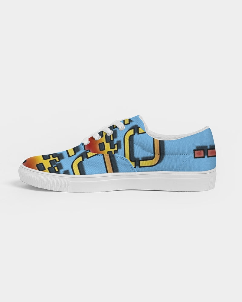 blue sky zone men's lace up canvas shoe