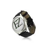 fz women's watch - zone women's classic leather strap watch (model 203)