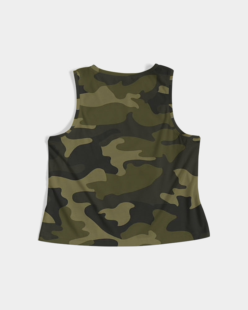 darker shade women's cropped tank