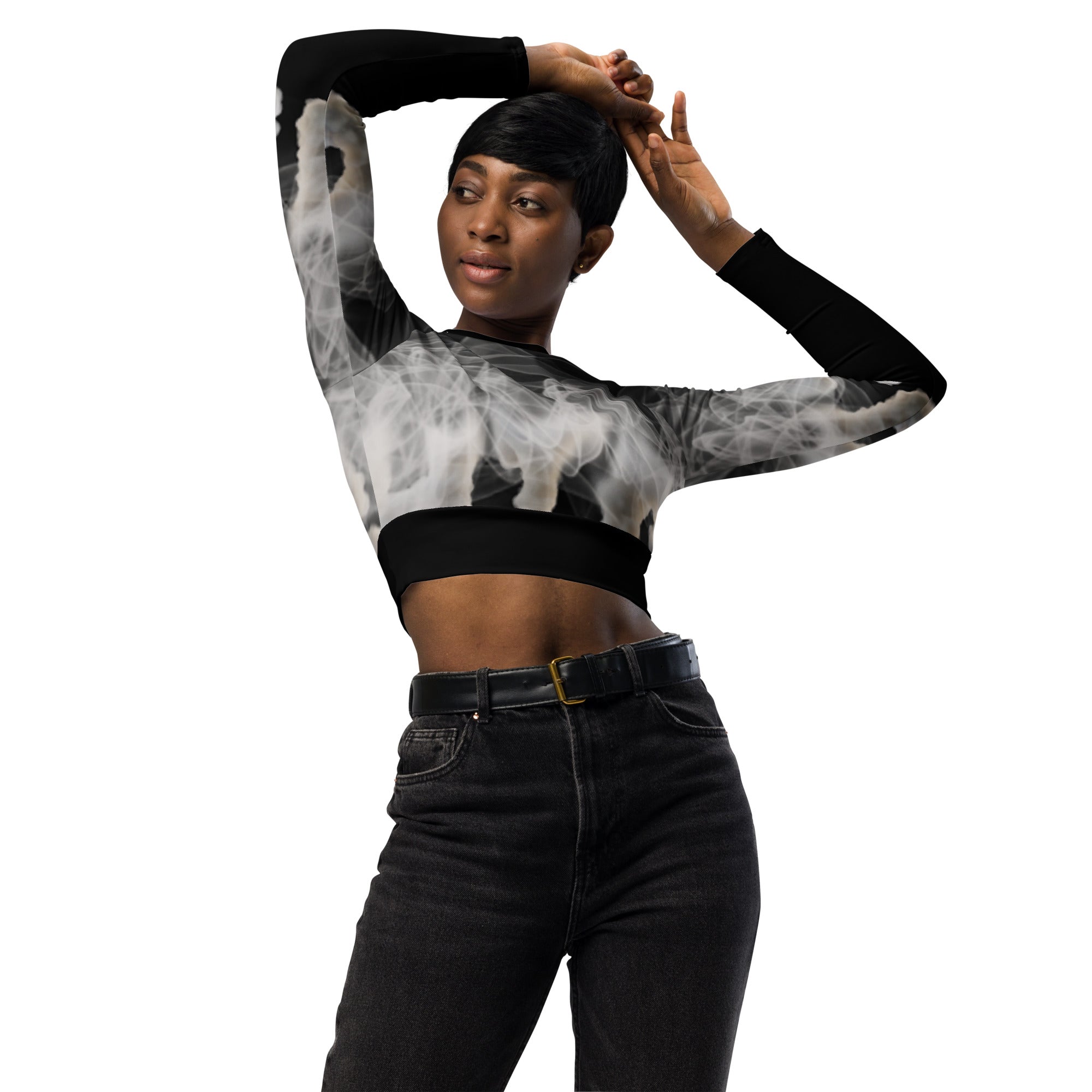 FZ Women's  long-sleeve crop top - FZwear