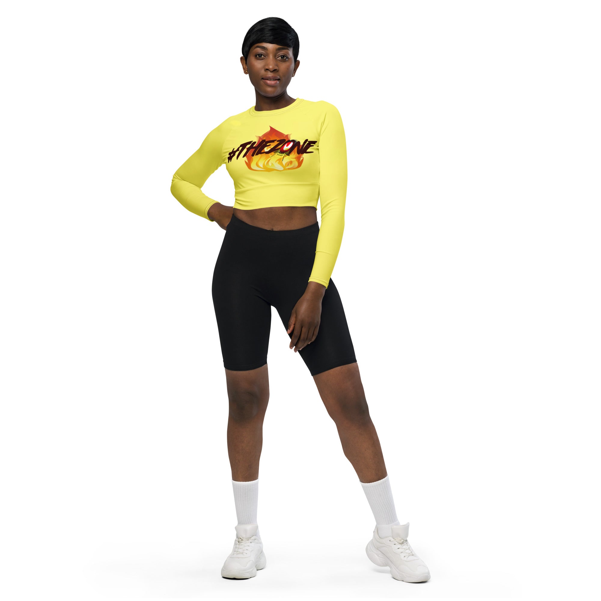 FZ Women's long-sleeve crop top - FZwear
