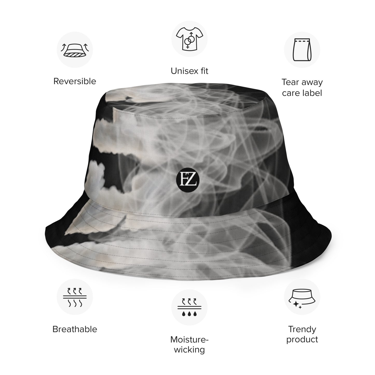 FZ Unisex Reversible bucket hat