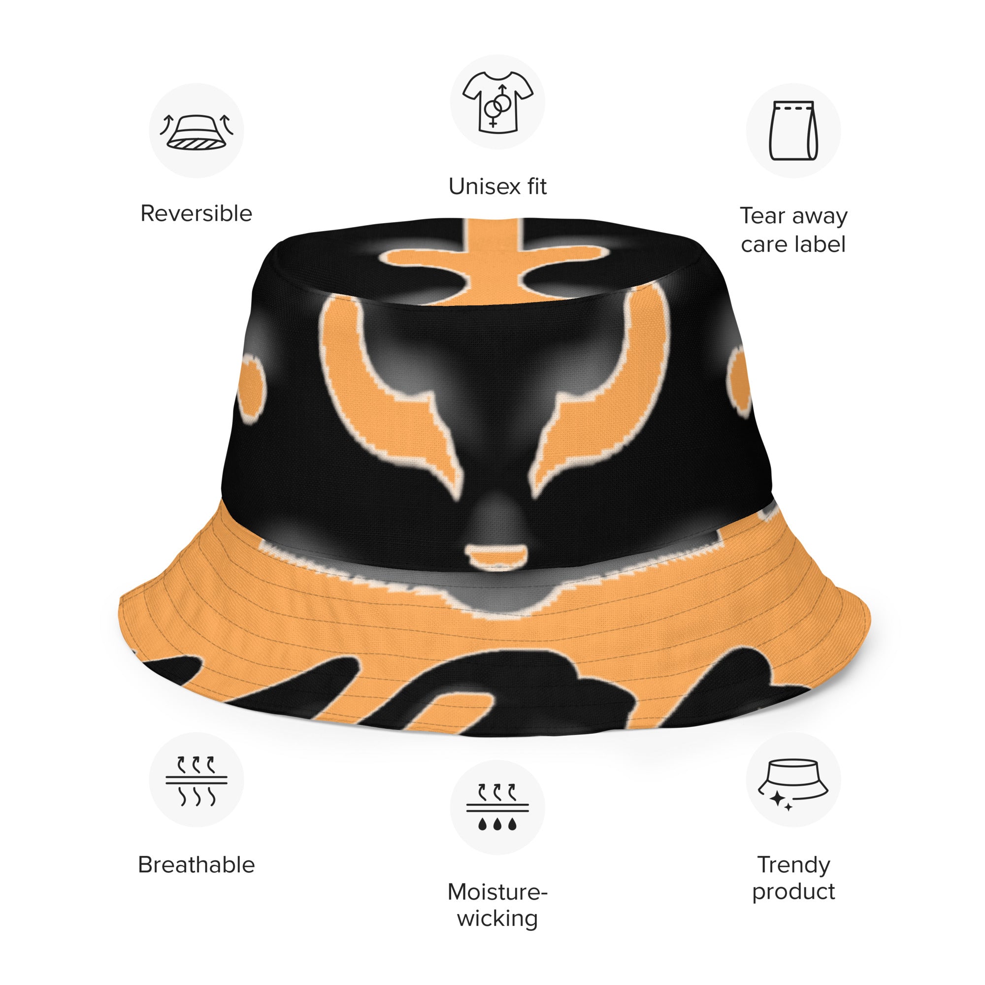 FZ Unisex Reversible bucket hat - FZwear