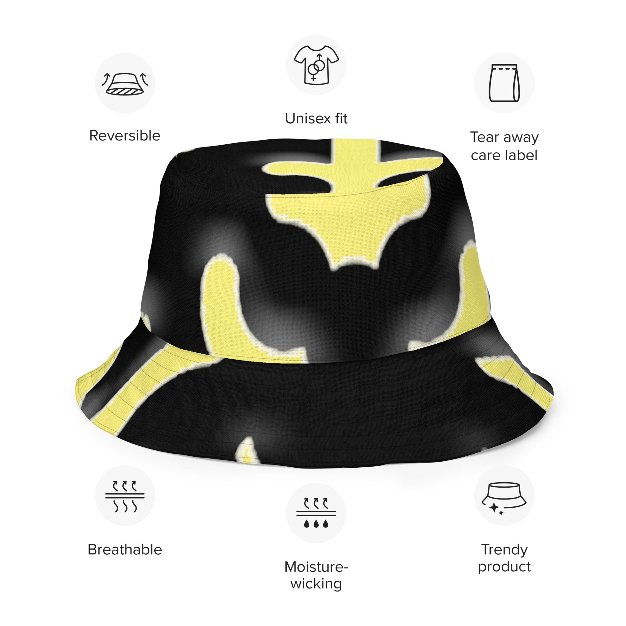 FZ Unisex Reversible bucket hat - FZwear