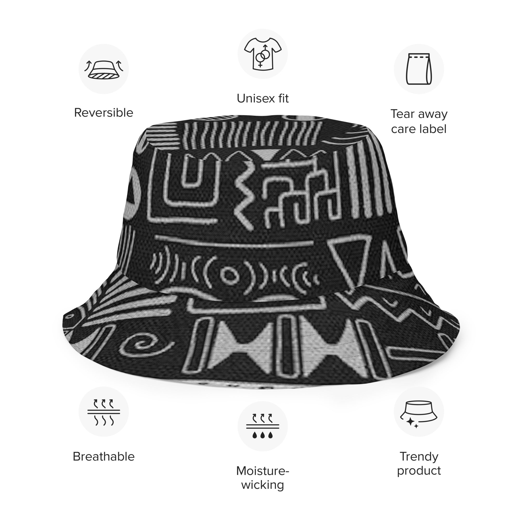 FZ Unisex Reversible bucket hat - FZwear