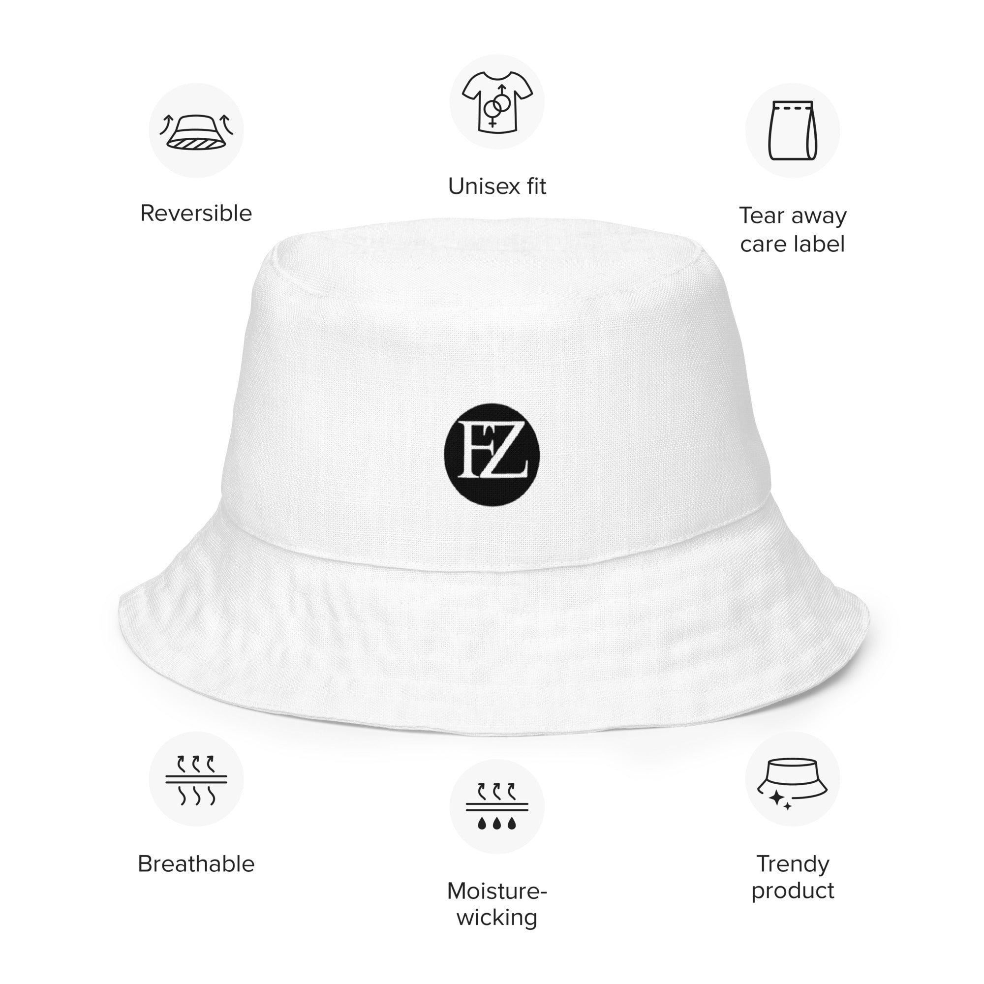 FZ Unisex Reversible bucket hat - FZwear