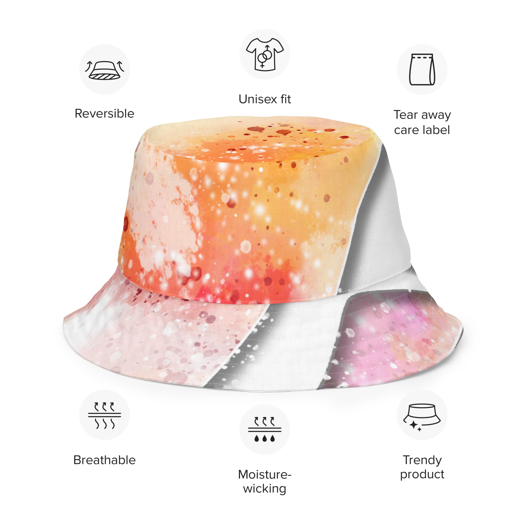 FZ Unisex Reversible bucket hat - FZwear