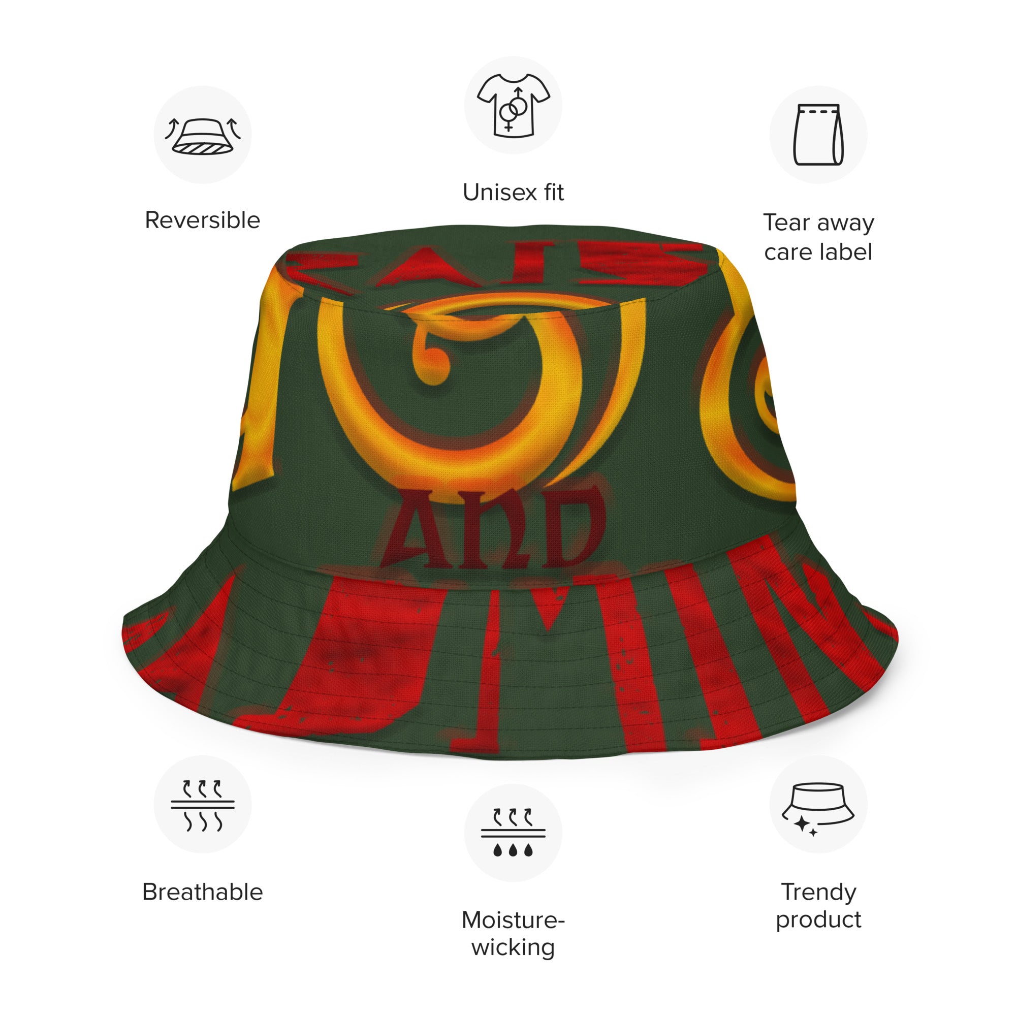 FZ Unisex Reversible bucket hat - FZwear