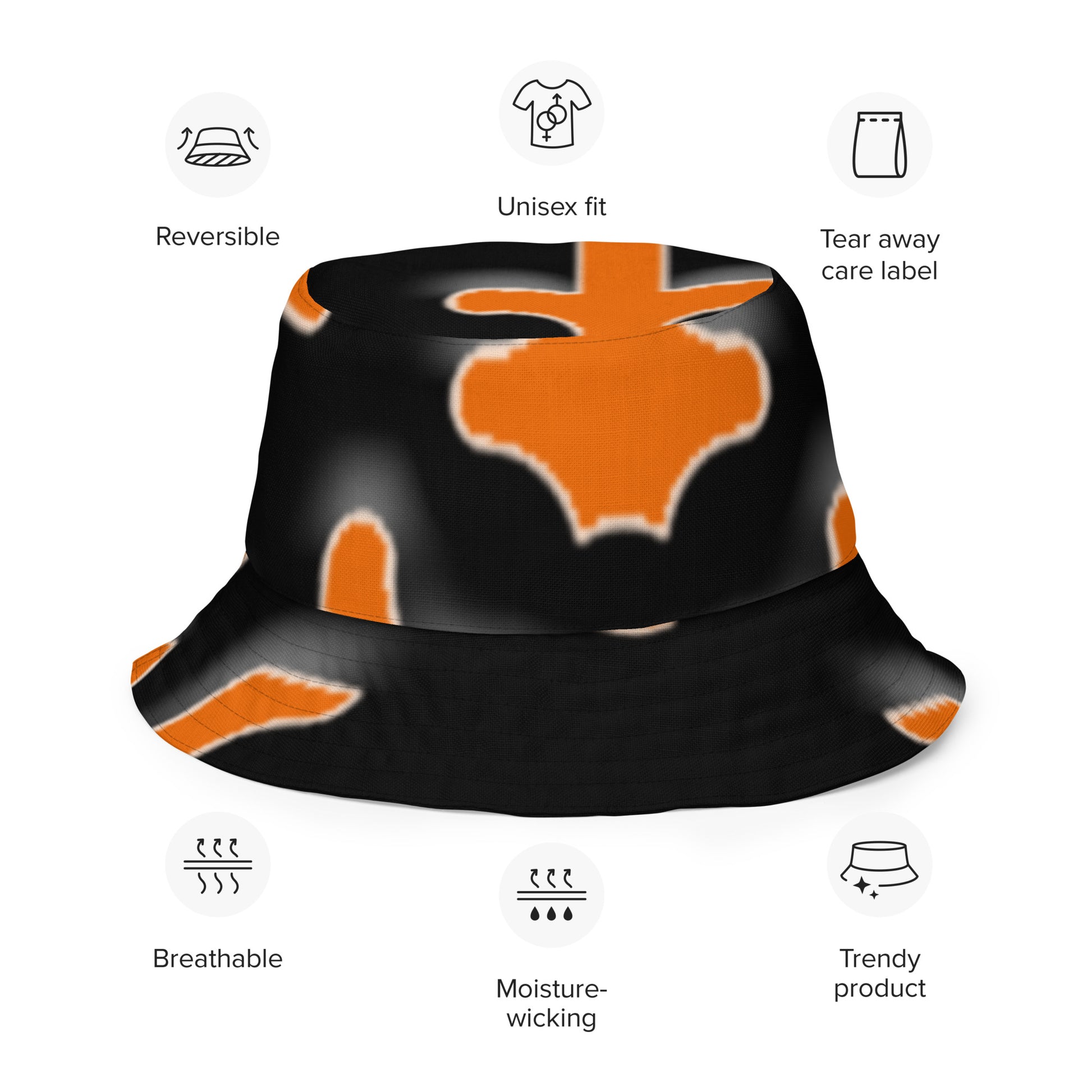 FZ Unisex Reversible bucket hat - FZwear