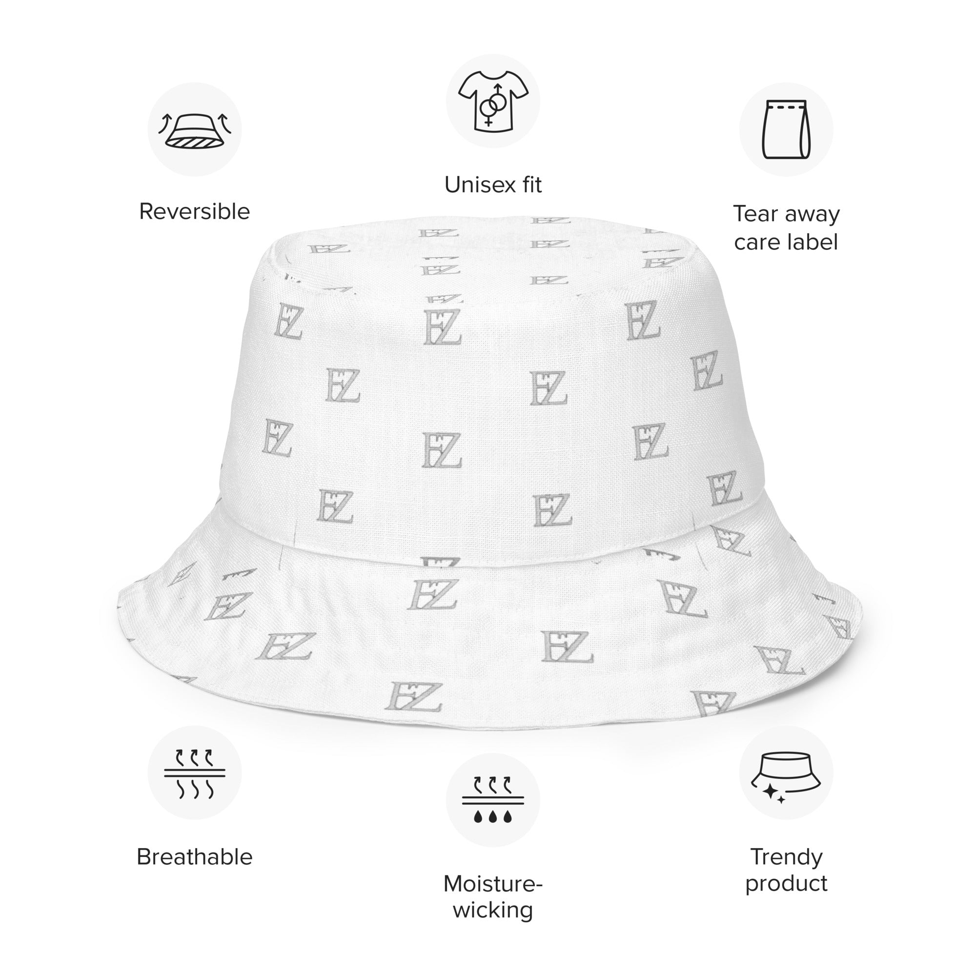FZ Unisex Reversible bucket hat - FZwear