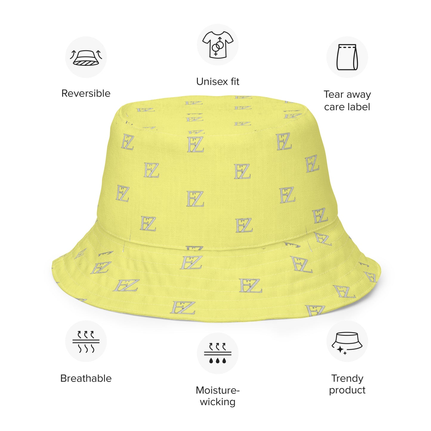 FZ Unisex Reversible bucket hat - FZwear