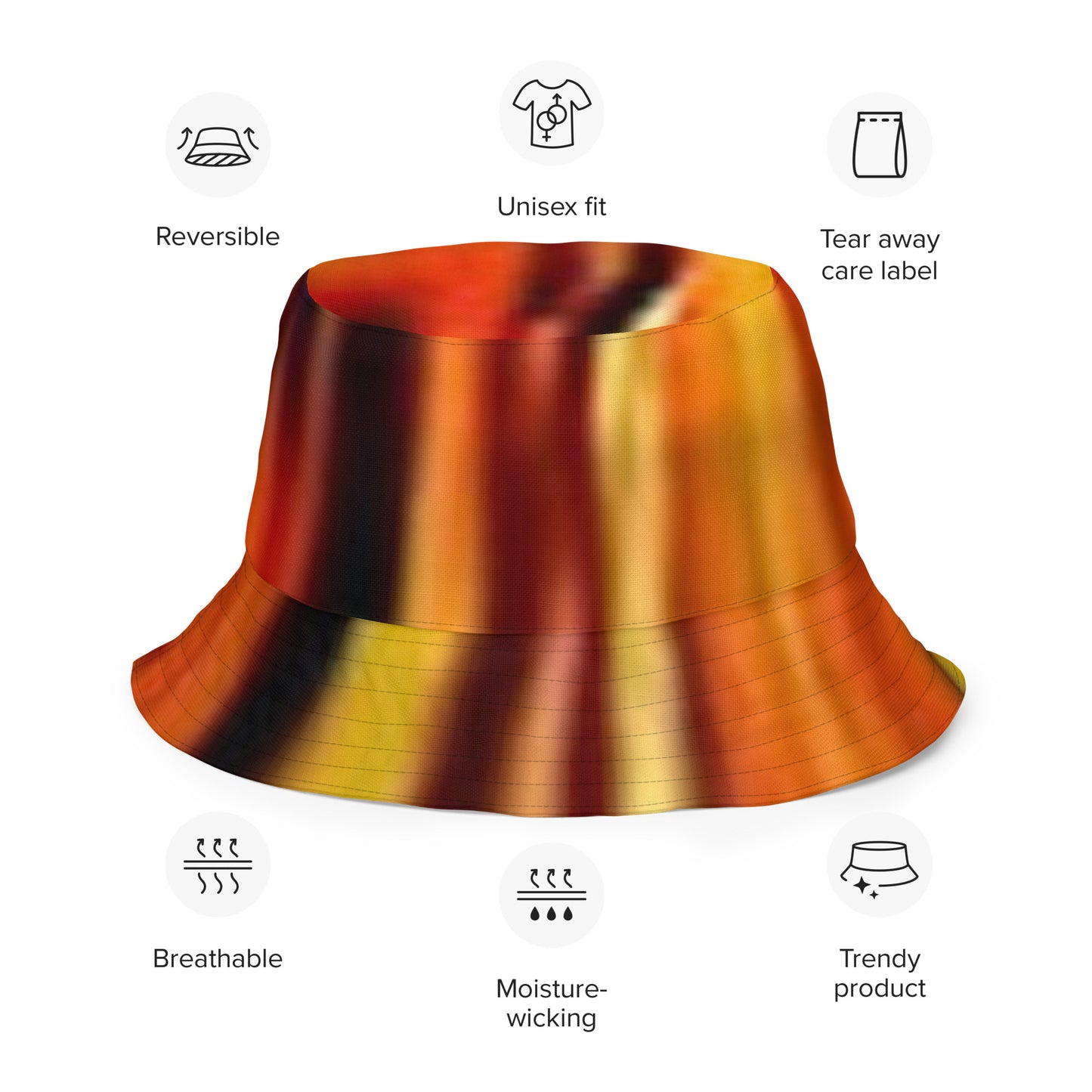 FZ Unisex Reversible bucket hat - FZwear