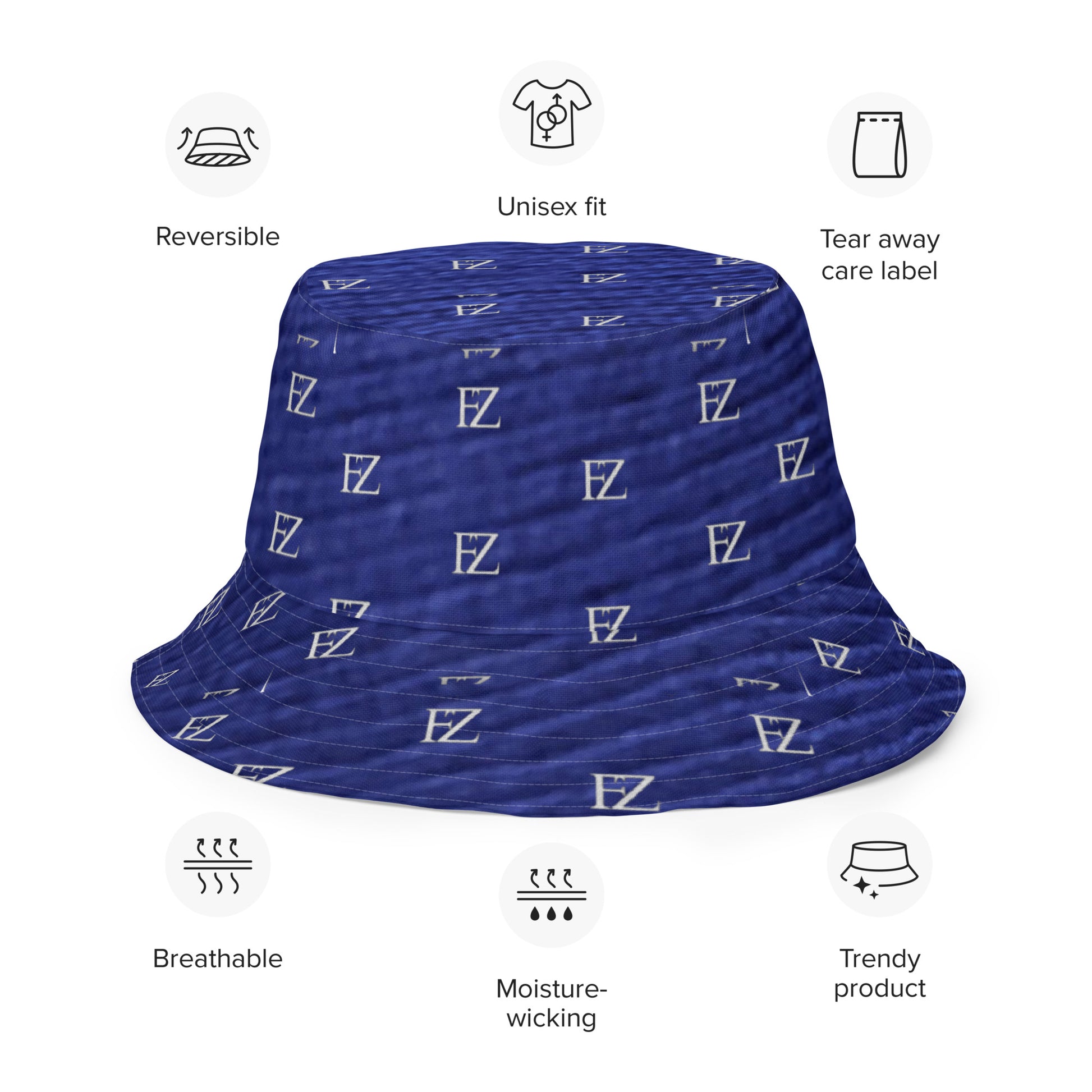 FZ Unisex Reversible bucket hat - FZwear