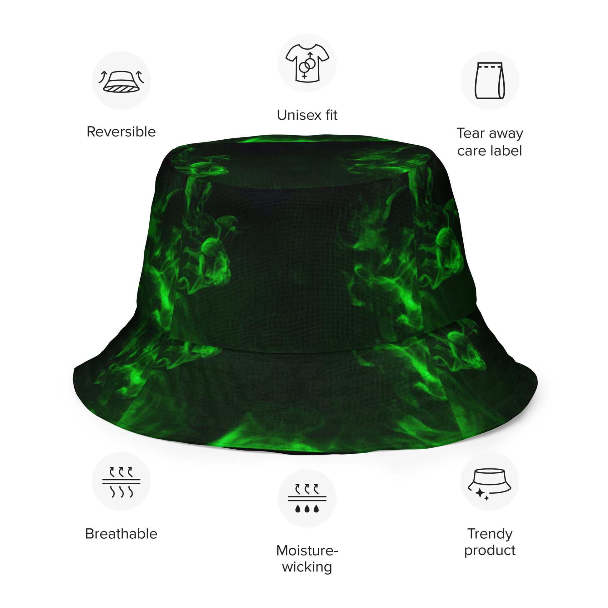 FZ Unisex Reversible Yaad bucket hat - FZwear