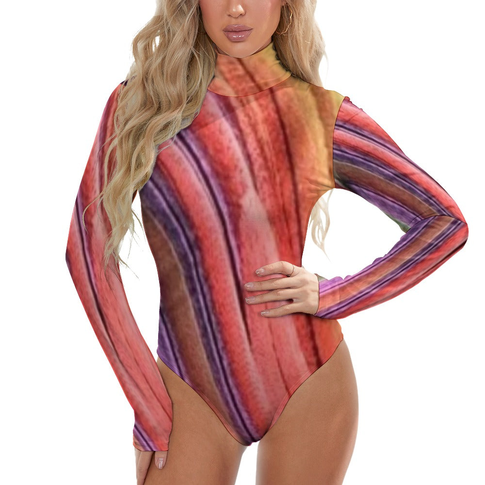 FZ Women's Turtleneck Long Sleeve Bodysuit - FZwear