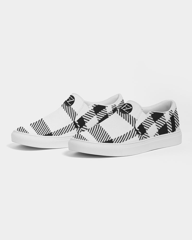 plaid flite too women's slip-on canvas shoe