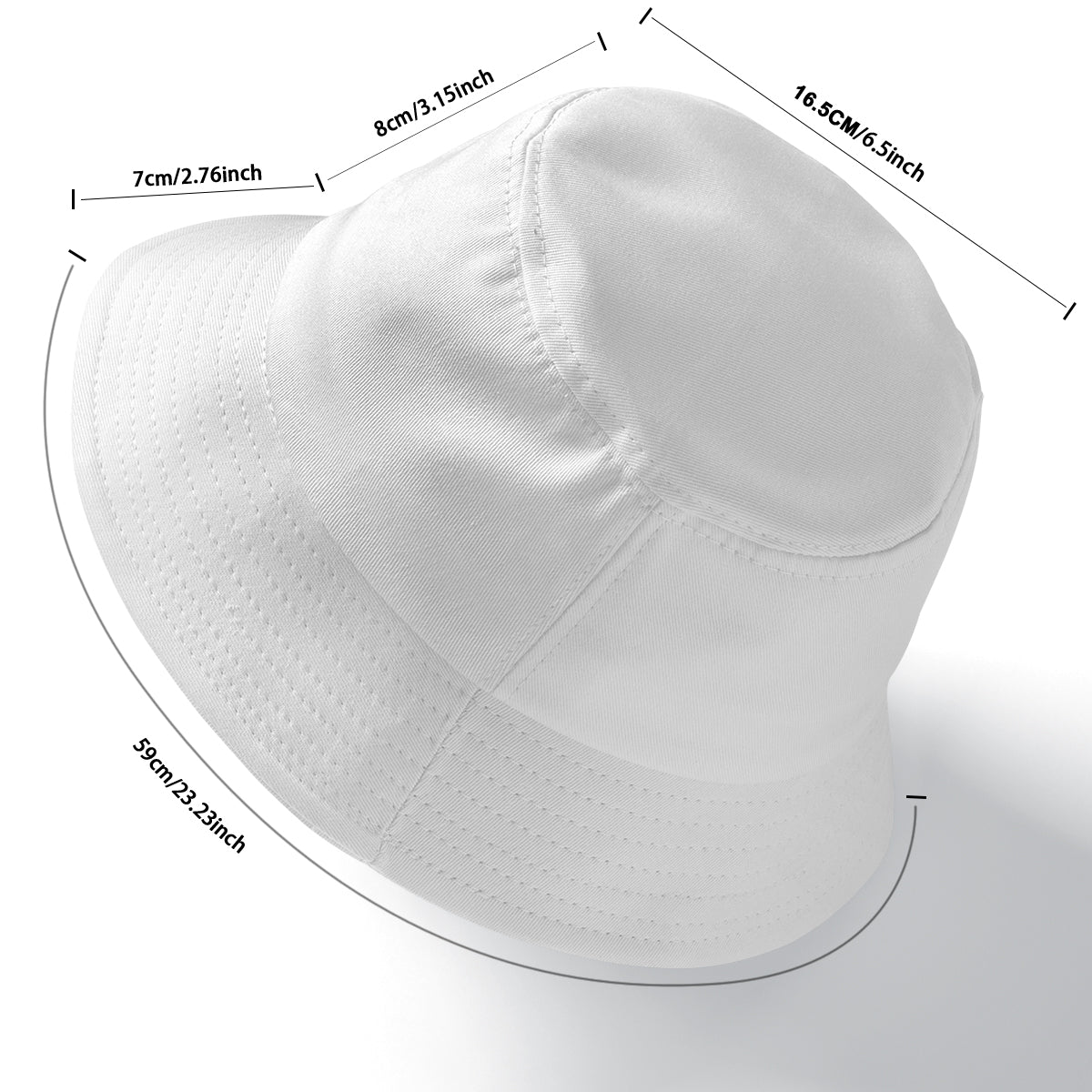 double-side printing fisherman hat
