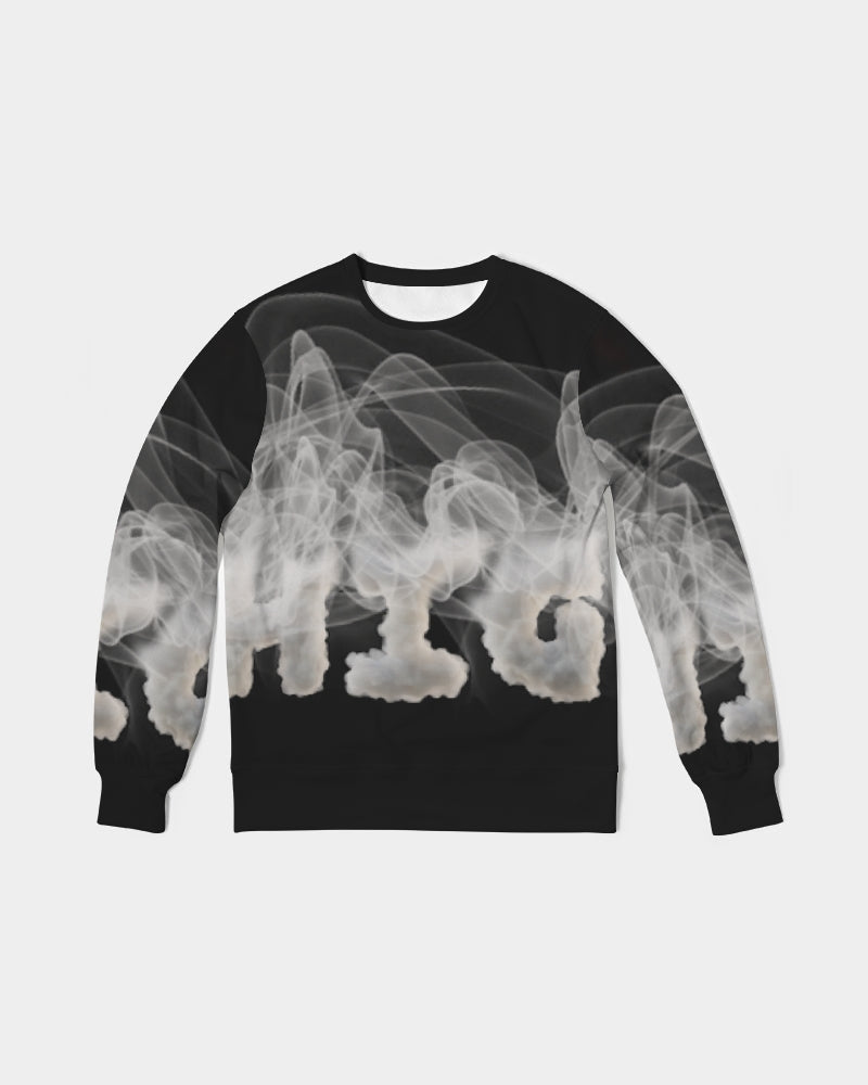 smoking the highest men's classic french terry crewneck pullover