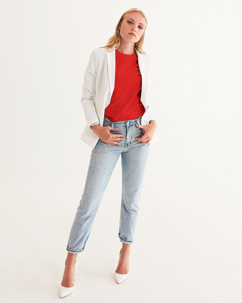 the white  bull women's graphic tee