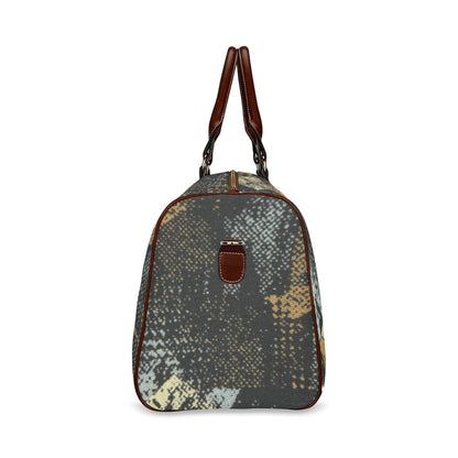 fz abstract travel bag 2.0 travel bag brown (small) (model 1639)