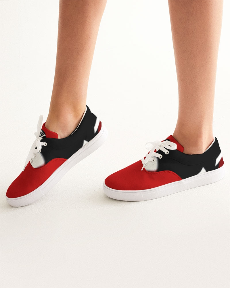 red zone women's lace up canvas shoe