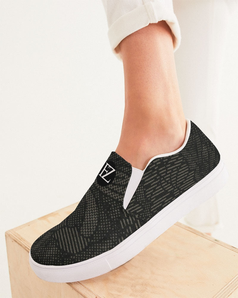 fz abstract women's slip-on canvas shoe