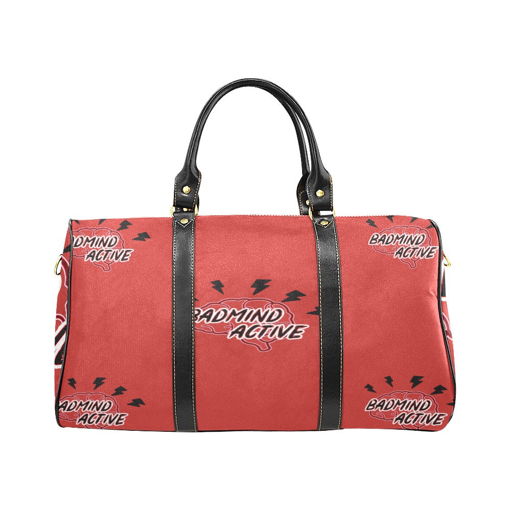 fz mind travel bag one size / fz mind travel bag - red travel bag (black) (model1639)