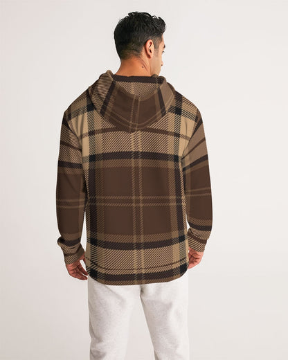 fz plaid men's hoodie