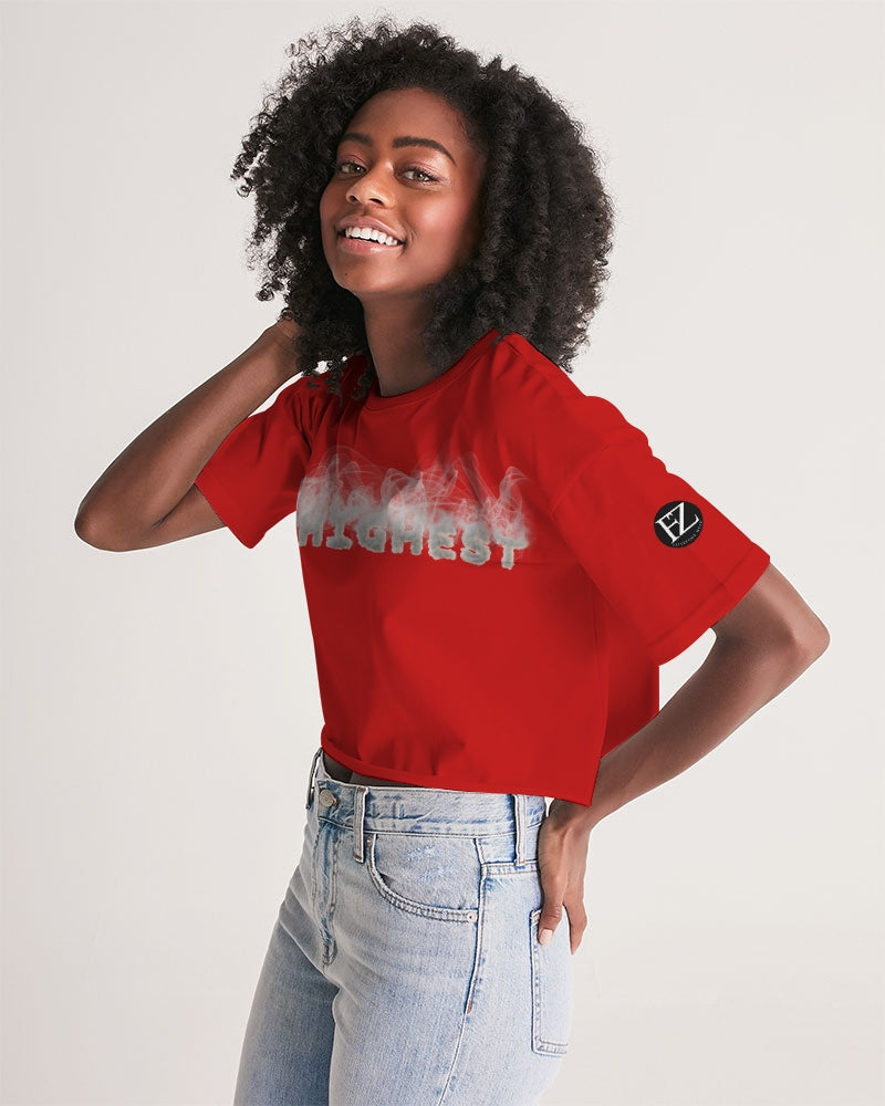fire flite women's lounge cropped tee