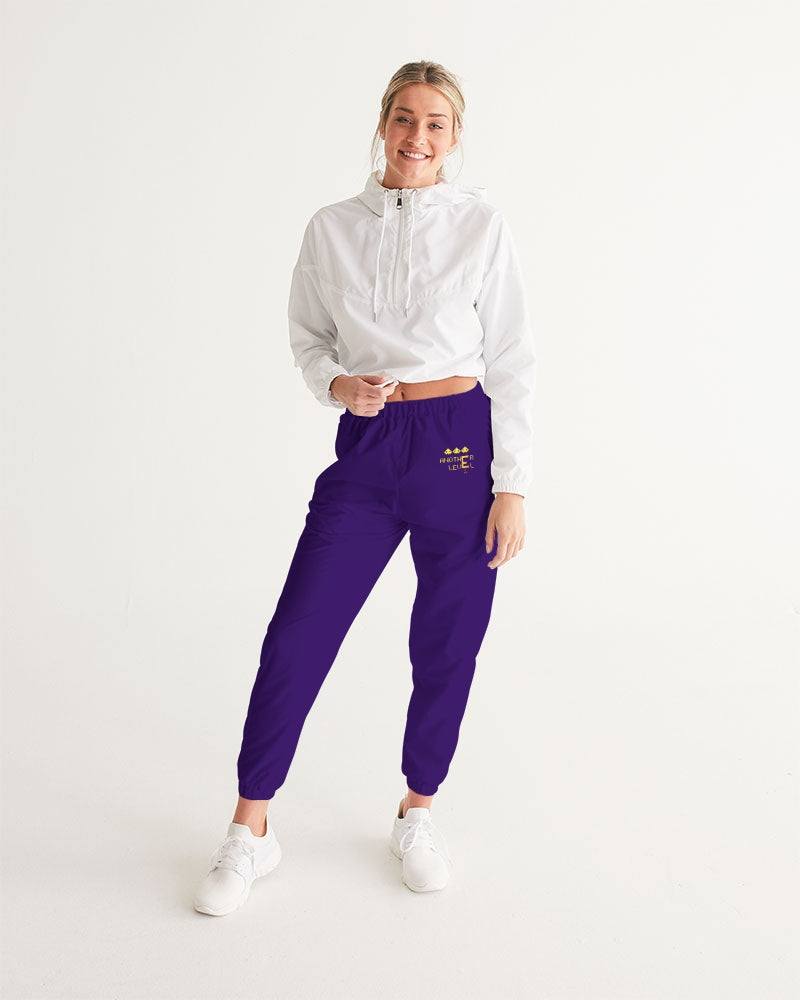 purple flite reloaded women's track pants